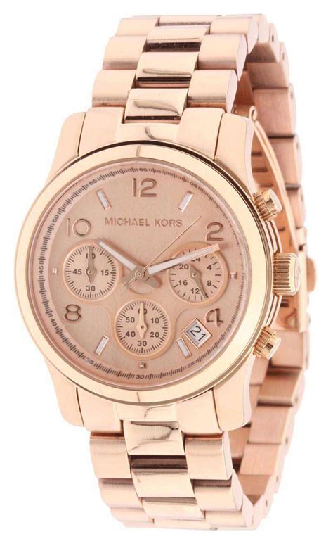 michael kors runway watch rose gold|michael kors runway chronograph.